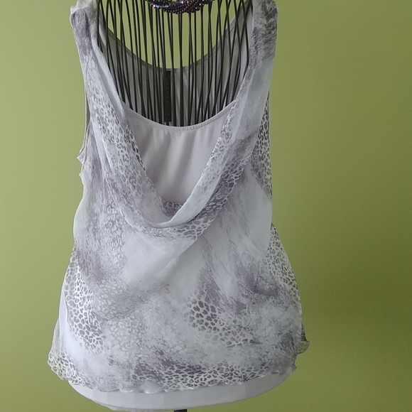 100% Silk top layer, base layer 95% Modal and 5% Spandex top, size L - Picture 1 of 9